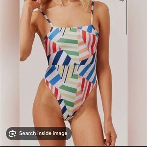 Solid & Striped One Piece
